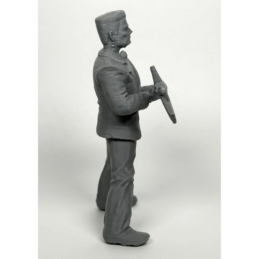 Frankenstein Monster With Ax Paintable Toy